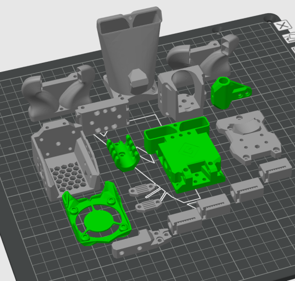 EVA3.0 Printed parts